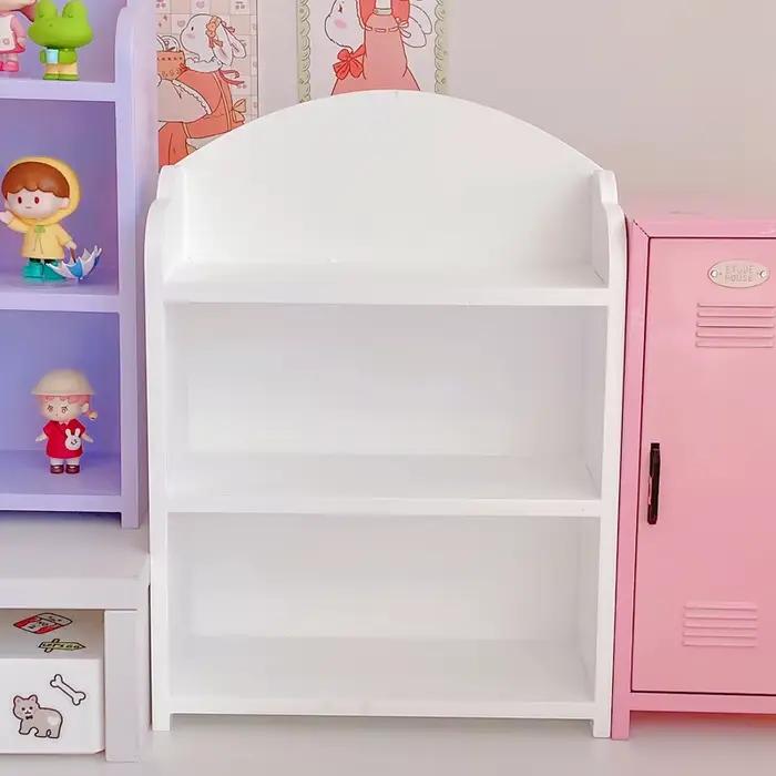 Étagère de rangement simple pour bureau au troisième étage, bibliothèque, table de rangement pour ar