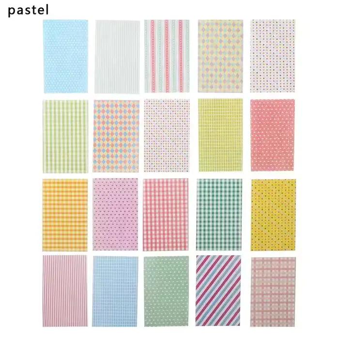 20 pcs/lot bricolage scrapbook papier photo autocollant albums photos décoratives cadre autocollants
