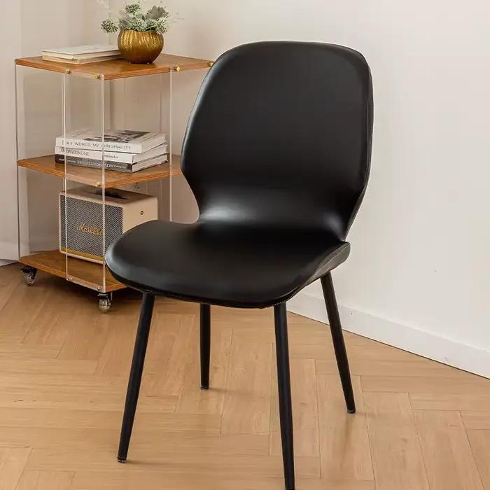 Housse de chaise en Faux cuir, housse de siège imperméable en forme de coque, housses de chaise de s