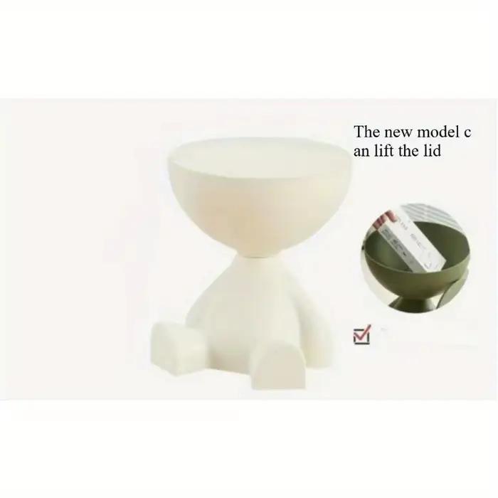 Table d'appoint de canapé créative, table basse amovible, style crème, simple, pour salon, table ron