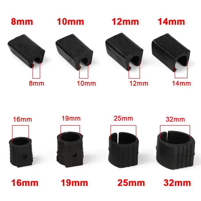 Coussinet de pied de chaise Durable en forme de U, 10 pièces, bouchons de Tube antidérapants utiles,