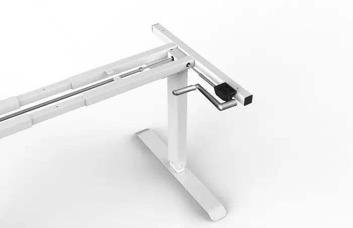 Pieds de bureau réglables en hauteur de table à manivelle, support assis à manivelle, levage de bure