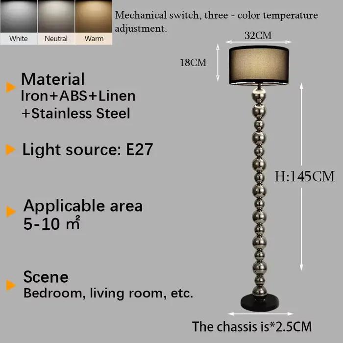 Lampadaire LED à intensité variable, lumière ambiante DIY, décor de salon et de chambre à coucher de