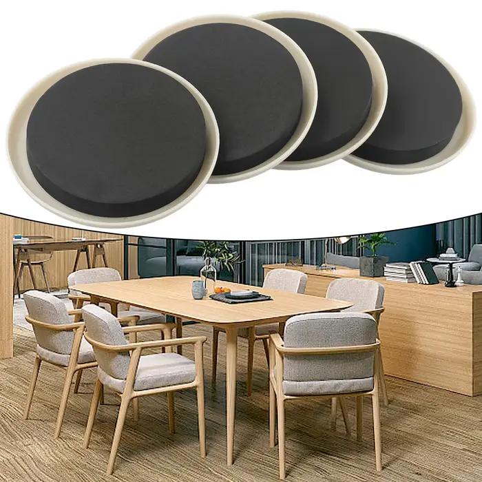 Curseur de meubles rond pour se déplacer, grands appareils électroménagers, accessoires, 3.5 ", 4 pi