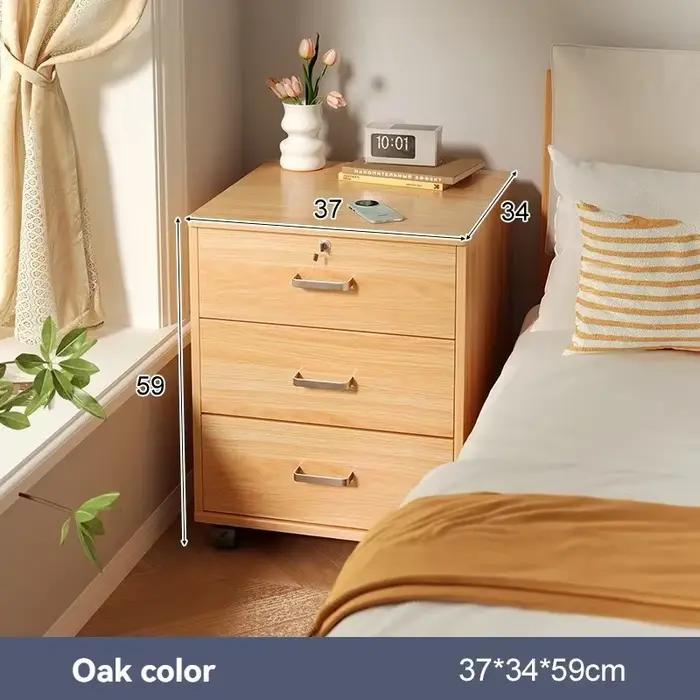 Armoire à dossiers mobile avec serrure, moderne et simple, grande capacité de rangement, armoire de 