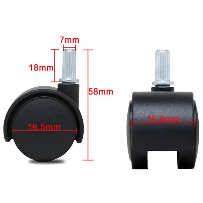Roues universelles pour meubles, outil 1.2/2 pouces, avec freins, roue de remplacement, pour Pot de 