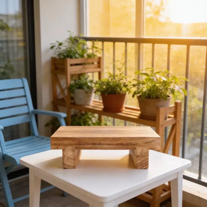 Repose-pieds ergonomique en bois pour bureau, maison, chambre à coucher, salle de bain, repose-pieds