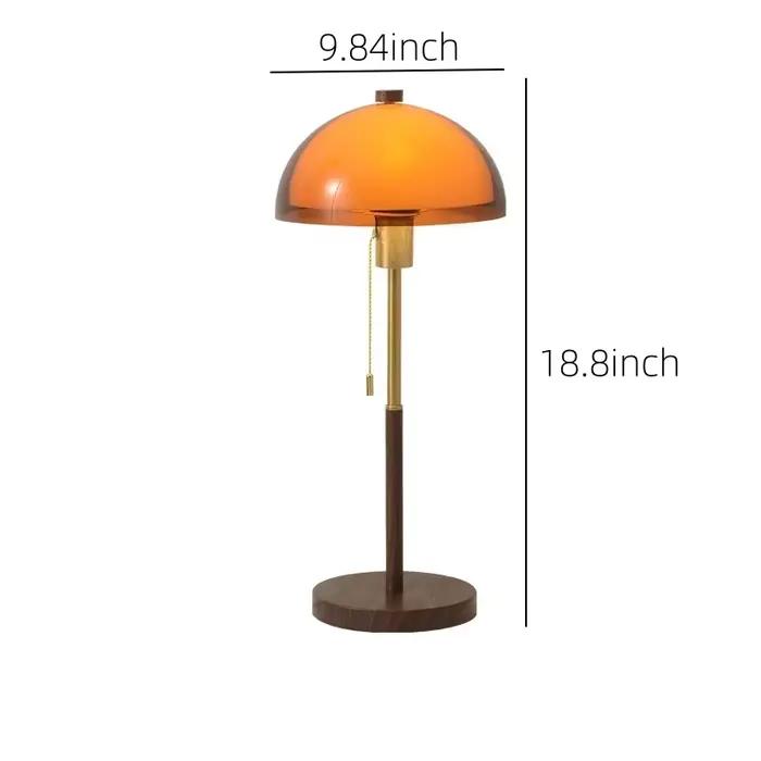 Lampe suspendue vintage marron Bauhaus orange, design rétro français, lumière suspendue réglable pou