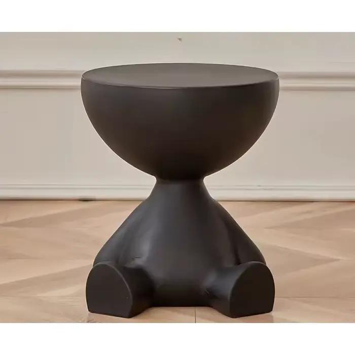 Table d'appoint de canapé créative, table basse amovible, style crème, simple, pour salon, table ron