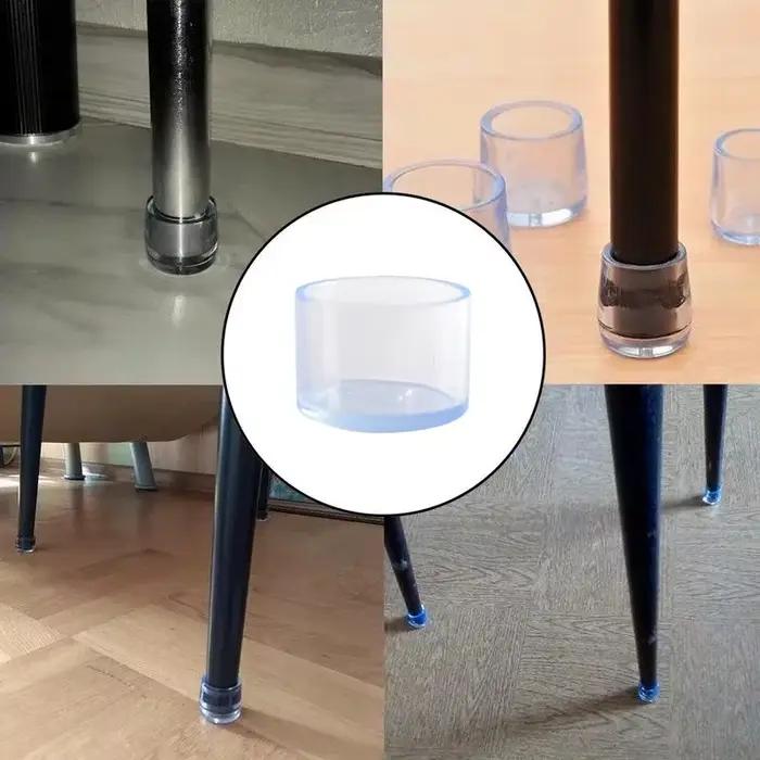 Capuchon de protection anti-rayures en silicone pour meubles, caoutchouc, polymères de chaise et de 