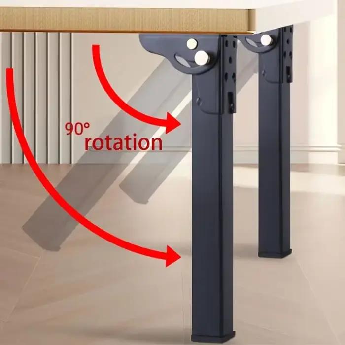 Pied de Table en épingle à cheveux en métal robuste 90, 1 pièce °   Table basse pliable pour ordinat