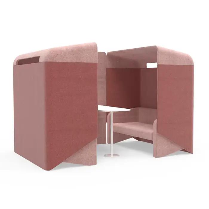 Cloisons de bureau commerciales acoustiques modulaires modernes, meubles, Table de bureau à 2 places
