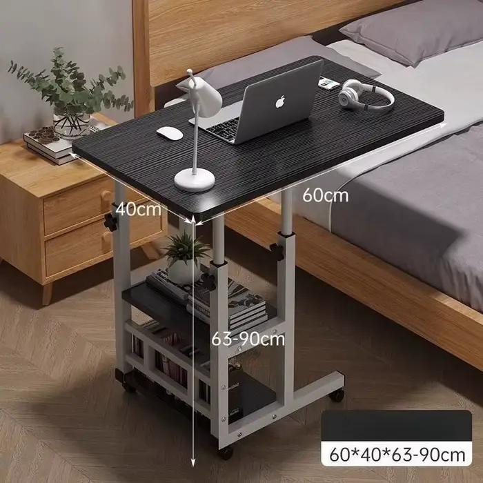 Bureau domestique à roue rotative, table de chevet, support de bureau debout réglable, support pour 