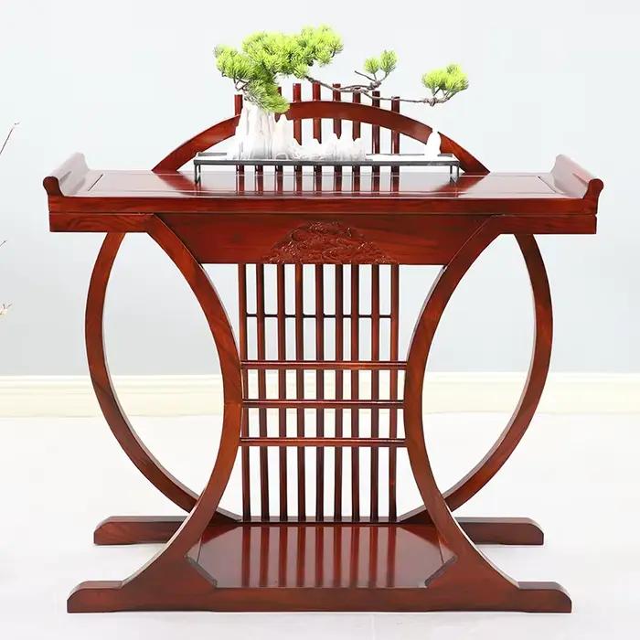 Table Console au Design chinois du milieu du siècle, Vintage, de luxe, esthétique, pour porche, entr