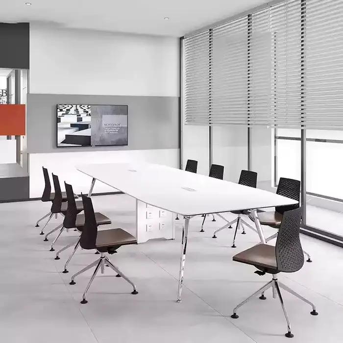 Mobilier de bureau Commercial, mobilier de bureau de luxe en bois mélamine, Table de conférence, bur