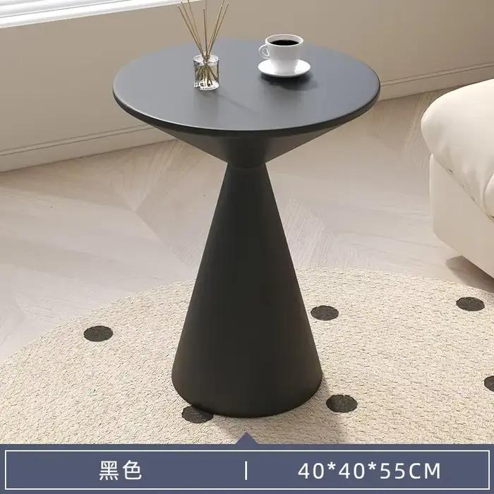 Table basse ronde, Table d'appoint pour salon, petit canapé, buffet, chambre à coucher, hôtel, Table