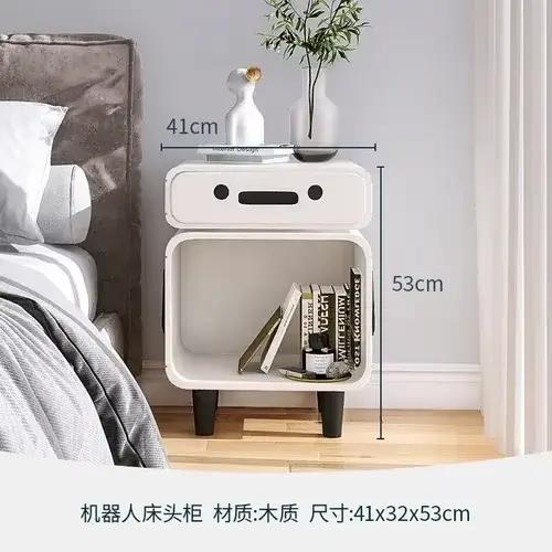 Table de nuit tendance pour chambre à coucher, minimaliste, rangement de luxe, tendance, Kawaii, Com