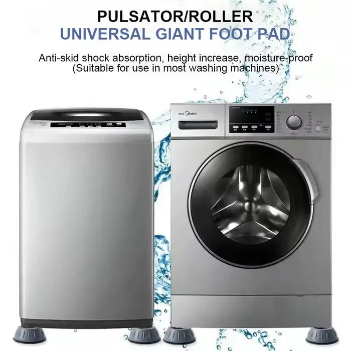 Tapis de pieds Anti-Vibration en caoutchouc, antidérapant, silencieux, universel, Machine à laver, r