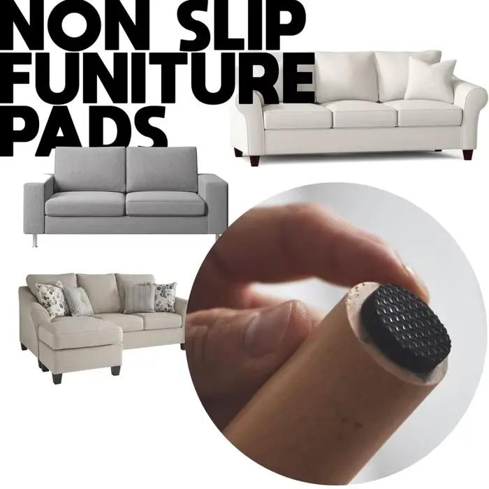 2-48 pièces noir chaise jambe meubles anti-dérapant tapis pare-chocs amortisseur auto-adhésif Table 