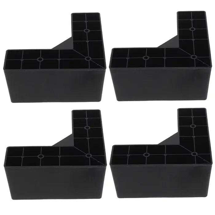 Rehausseurs de canapé en plastique, 4 pièces, pieds de Support pour meubles, Supports de bureau