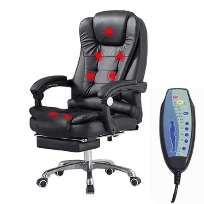 Massage bon marché mobilier de bureau ergonomique doux chaises de patron inclinables exécutives chai