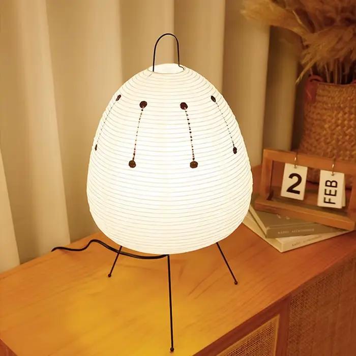 LED lampe de Table moderne minimaliste main berceau Xuan papier pour salon étude chambre hôtel intér