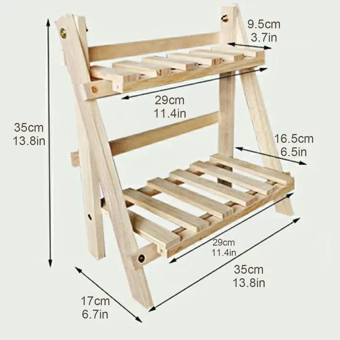Support de rangement de bureau en bois, étagère de rangement de bureau à 2 niveaux, organisateur de 
