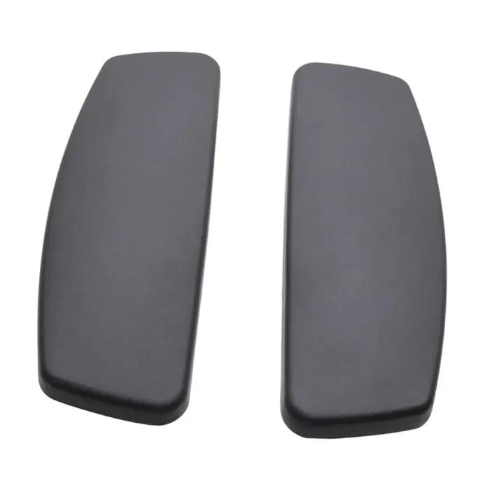 2x Accoudoirs de rechange pour chaise de bureau, supports de bras et de coudes avec trou de fixation