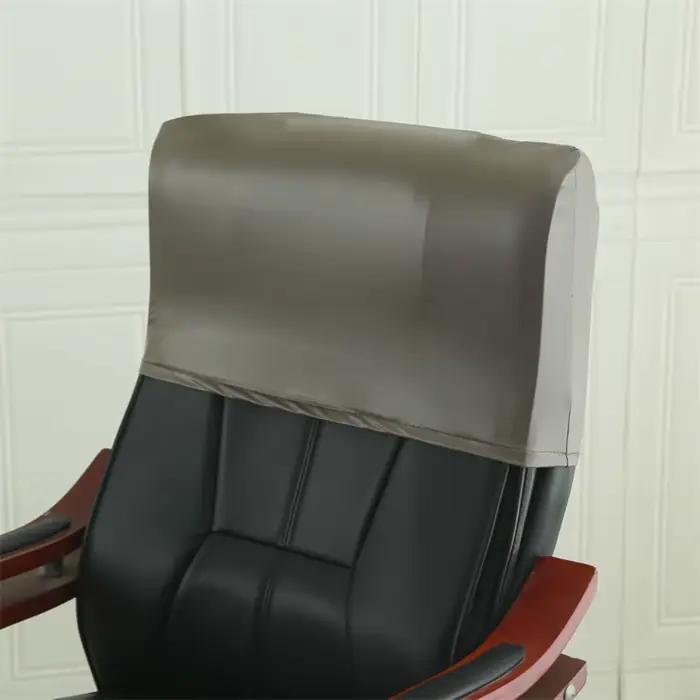 Housse de dossier de chaise imperméable en cuir haute élasticité, protection anti-poussière, demi-ho