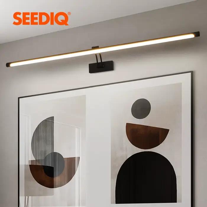 Applique Murale LED au Design Moderne, Disponible en Noir et Argent, Luminaire Décoratif d'Nik, 80/1