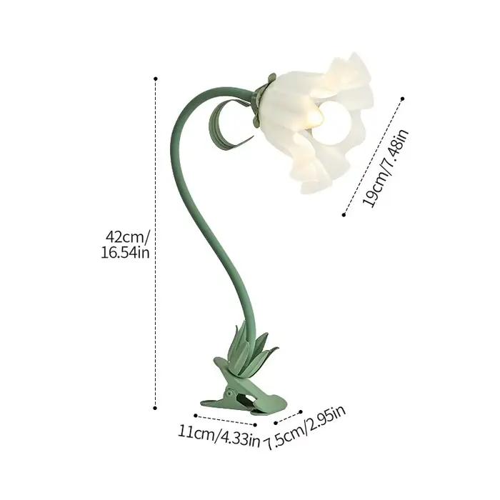 Lampe de Table à Clip LED, éclairage d'intérieur, bras réglable, lumière ambiante pour chambre à cou