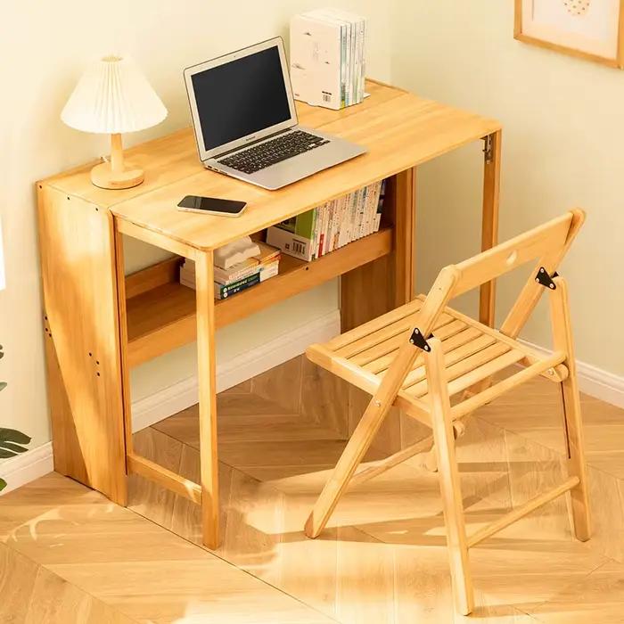 Bureau d'ordinateur pliable, bureau de maison, bureau Simple, établi de chambre à coucher, bureau d'
