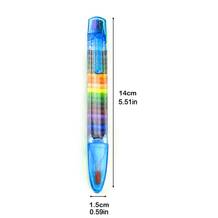 Crayons de peinture 20 couleurs, outils de dessin portables, parfaits pour l'école, le dessin artist