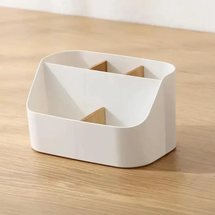 Boîte de rangement de bureau, boîte à fournitures de bureau, organisateur de maquillage et cosmétiqu