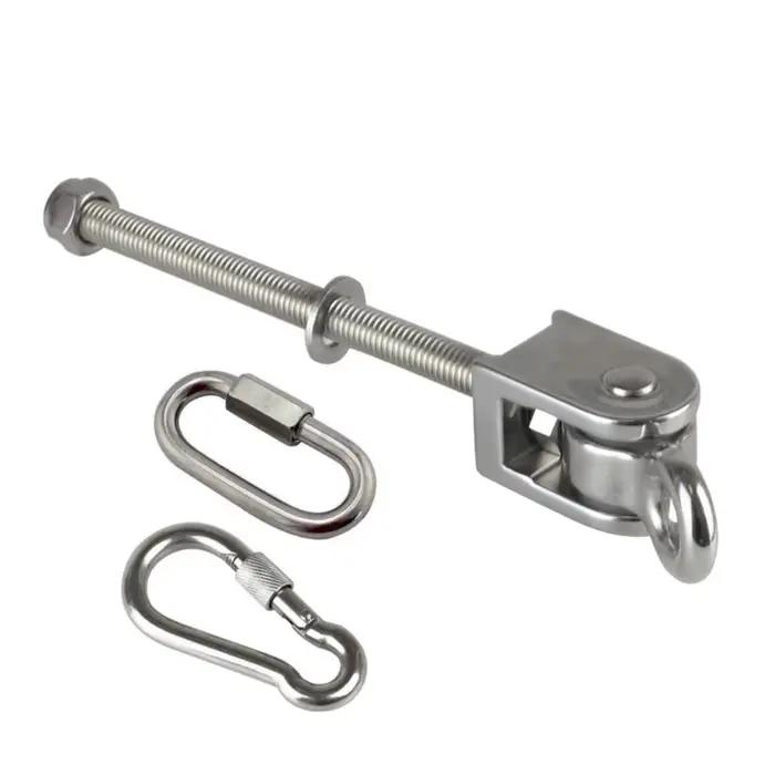 R2LD – cintres pivotants robustes avec roulement, crochet pivotant antirouille, supports à vis en ac
