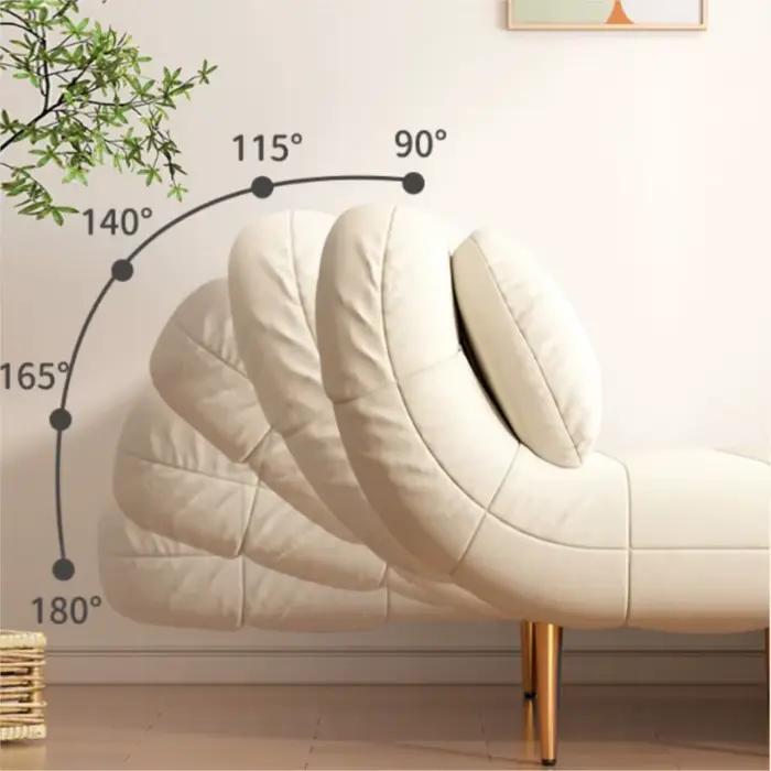 Canapé-lit pliable à double usage, petite unité simple, balcon, salon, multifonctionnel, étirement, 