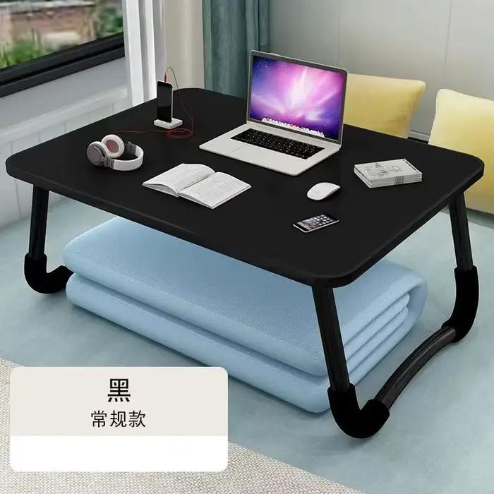 Bureau d'ordinateur portable pliable, table d'ordinateur portable, table d'apprentissage pour étudia