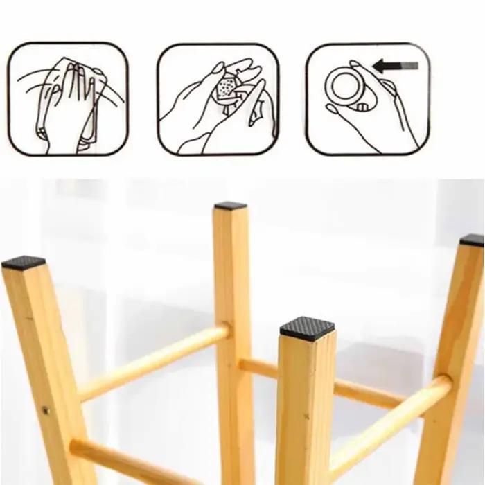 Lot de 48 protections antidérapantes autocollantes pour pieds de table et chaise, tapis de protectio