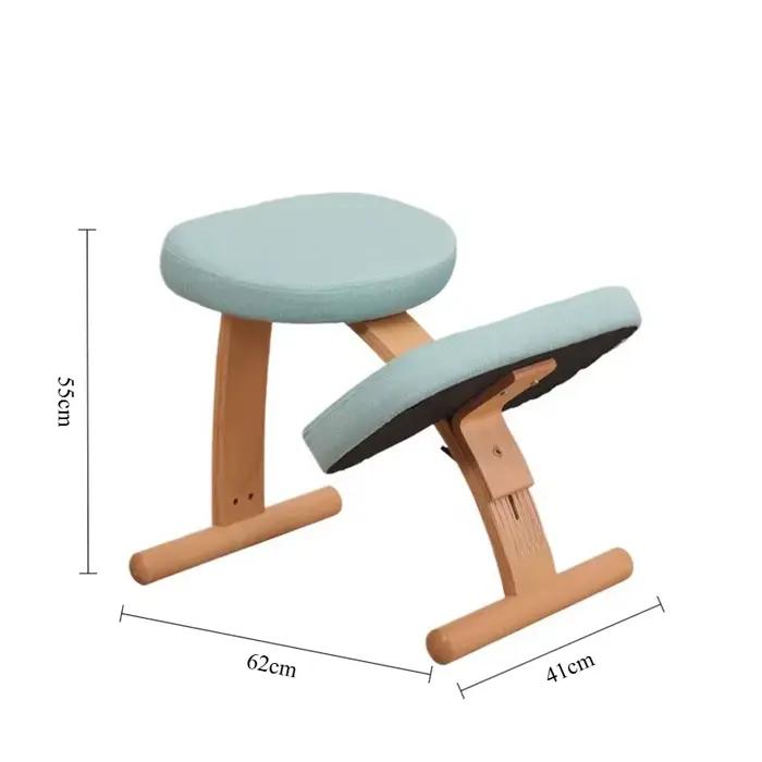 Chaise de bureau en bois chaises de bureau ergonomiques pour salon chaise d'ordinateur moderne confo