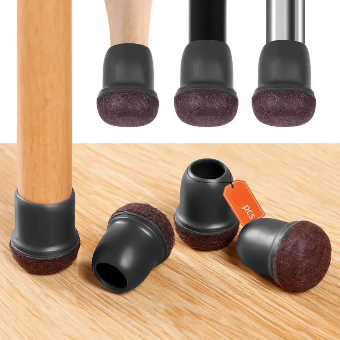 Protecteurs de sol pour pieds de chaise, 8 pièces, antidérapants 360 °   Couvre-pieds de meubles en 