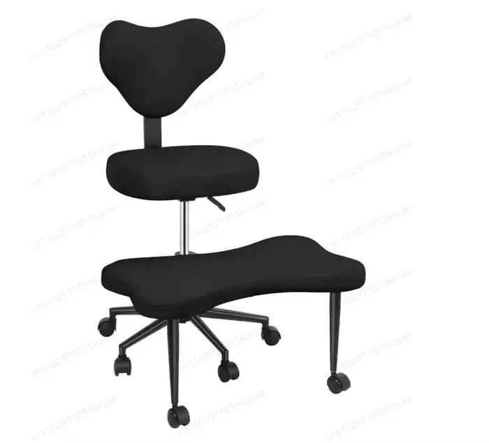 Chaise à jambes croisées – Chaise de méditation à roulettes, chaise TDAH, siège réglable en hauteur,