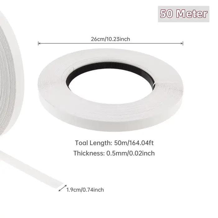 Bande de chant en mélamine 50M/100M, 2CM de largeur, ruban adhésif thermofusible pour meubles, bande
