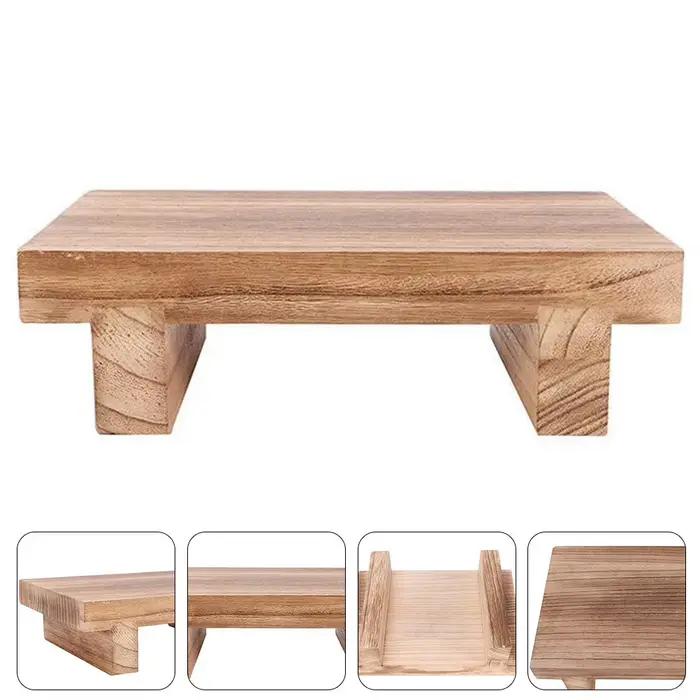 Repose-pieds ergonomique en bois pour bureau, maison, chambre à coucher, salle de bain, repose-pieds