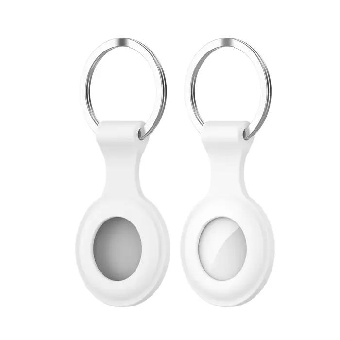 Accessoires, étui de protection complet antichoc, coque en silicone protectrice pour Apple AirTags