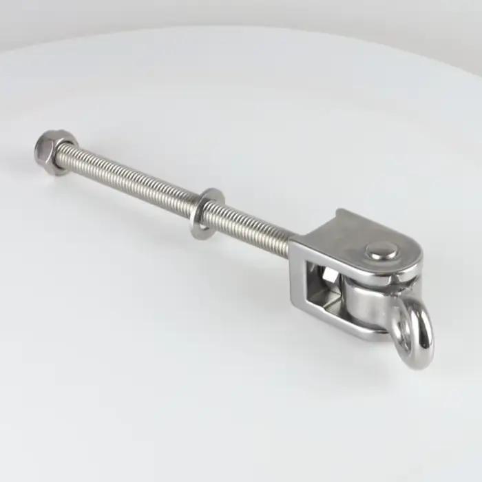 R2LD – cintres pivotants robustes avec roulement, crochet pivotant antirouille, supports à vis en ac