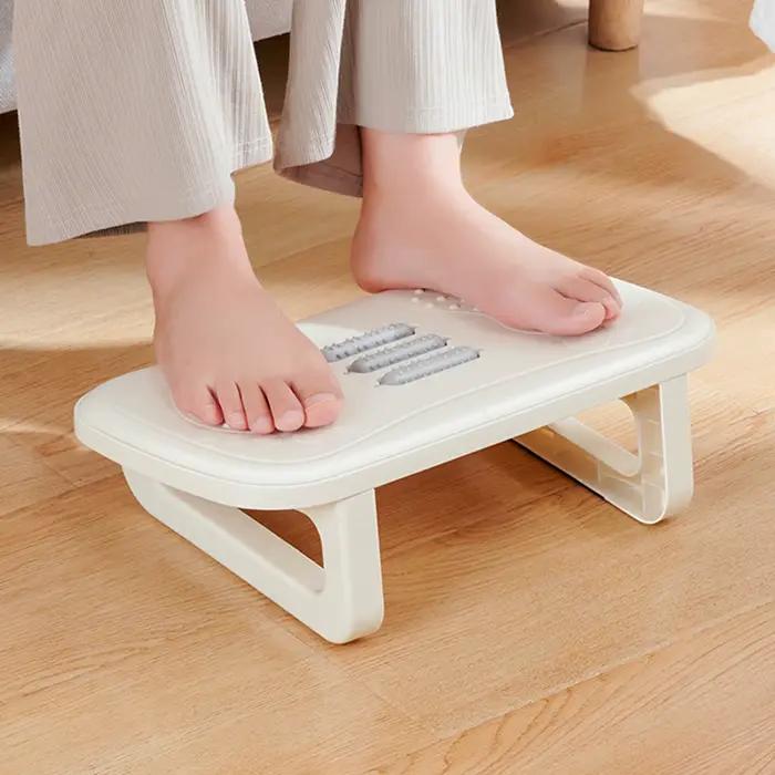 Repose-pieds de bureau repose-pieds ergonomique sous la Table tabouret avec rouleaux de Massage esca
