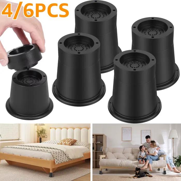 Coussinets rehaussants ronds en caoutchouc pour pieds de meubles, Supports jusqu'à 6000 lb, pour Tab
