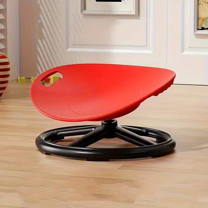 Chaise sensorielle pivotante ergonomique – Conception coquille d'œuf, base antidérapante et plastiqu