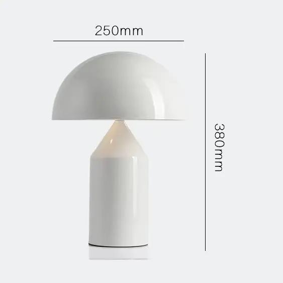 Lampe de table en forme de champignon de design italien, lampe de bureau LED
