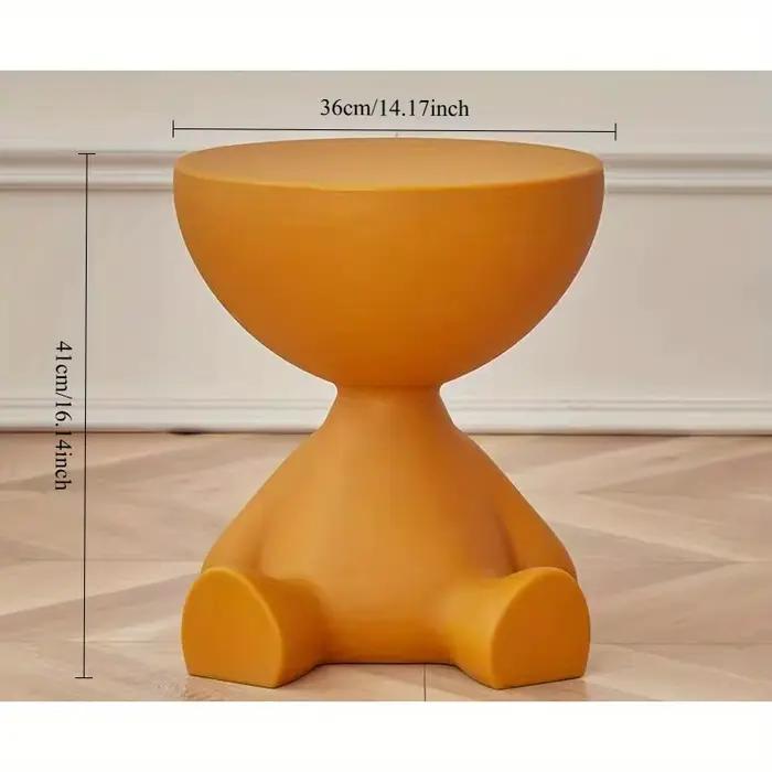 Table d'appoint de canapé créative, table basse amovible, style crème, simple, pour salon, table ron